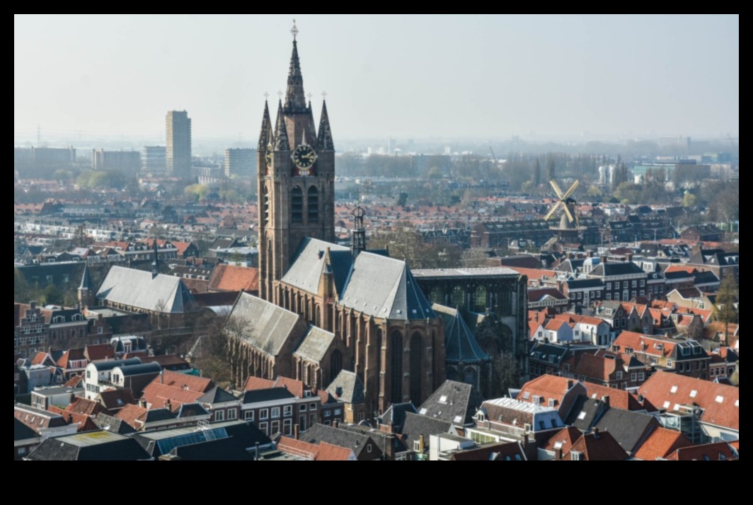 Delft Delights: Scene ale vieții cotidiene în peisaje urbane olandeze