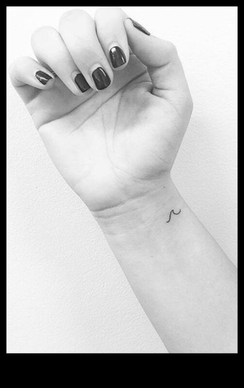 Ink Elegance: inspirații simple și șic pentru tatuaje la încheietura mâinii