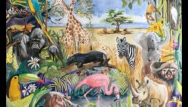 Ink Menagerie Abstractionism; arta aplicata de indoi povești cu animale sălbatice pe masa 5 Ink Menagerie: Crafting Wildlife Stories on Skin