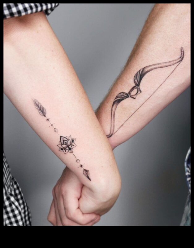 Armonie sinceră: tatuaje de cuplu care ilustrează dragostea adevărată