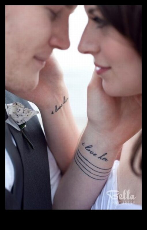 Suflete conectate: tatuaje de cuplu care reflectă profunzimea și intensitatea iubirii eterne